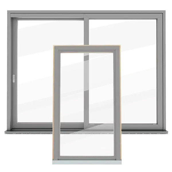 Holz-Alu-Fenstertüren