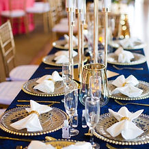 Table fit for a bridal party