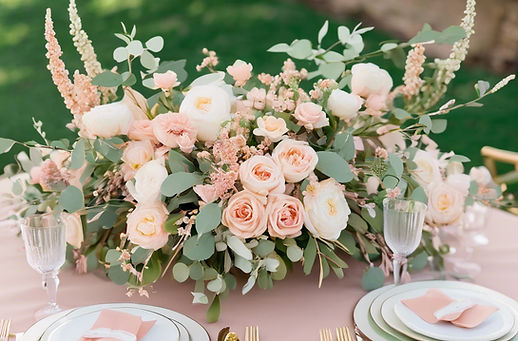 Create a sweetheart table with a floral design.jpg