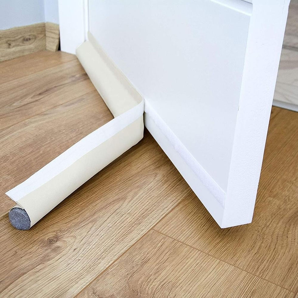 Thumbnail: Door Bottoom Seal Strip Flexible Wind  Reduction Stopper Under Door Sealing 