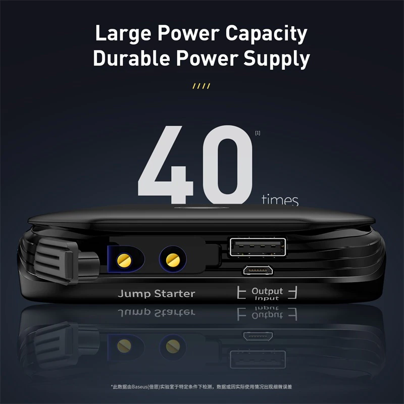 Thumbnail: Baseus Car Jump Starter Power Bank 12V Auto Starting Device 800A Car Booster 
