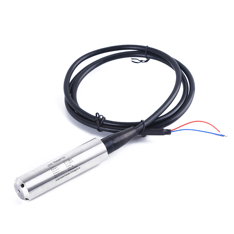 Thumbnail: 4-20ma 0-5v hydraulic ss316l submersible ammonia water level sensor transmitter