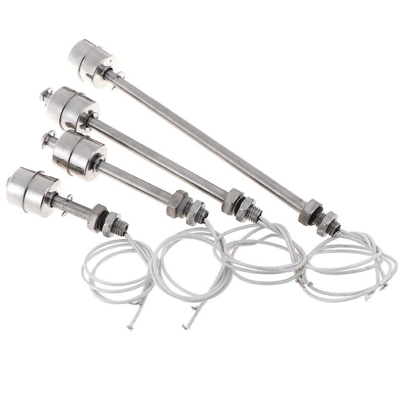 Thumbnail: 1PCS Stainless Steel Float Switch Tank Liquid Water Level Sensor Double Ball 