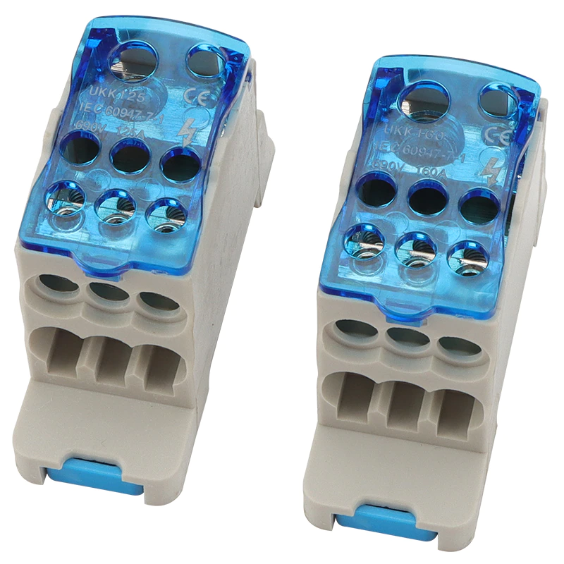 Thumbnail: Din Rail Distribution Box Block One In Multiple Out UKK Power Universal Electric