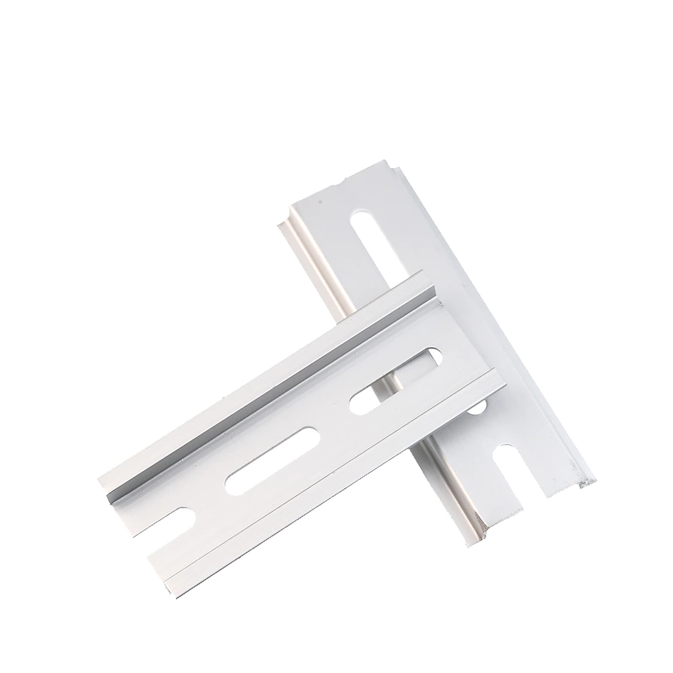 Thumbnail: 1 piece Din Rail Aluminium for Terminal Block Relay C45 DZ47 Thickness 1.5mm 
