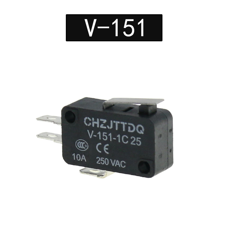 Thumbnail: Momentary Micro Limit Switch CHZJTTDQ V-15.V-151.V-152.V-153.V-154.V-155.V-156.