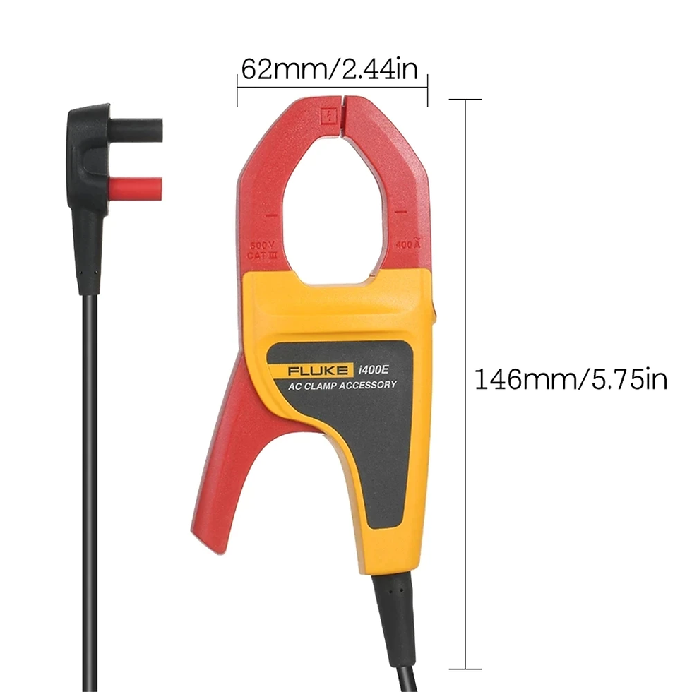 Thumbnail: FLUKE i400E digital clamp meter multimeter, AC current clamp, with dual banana 