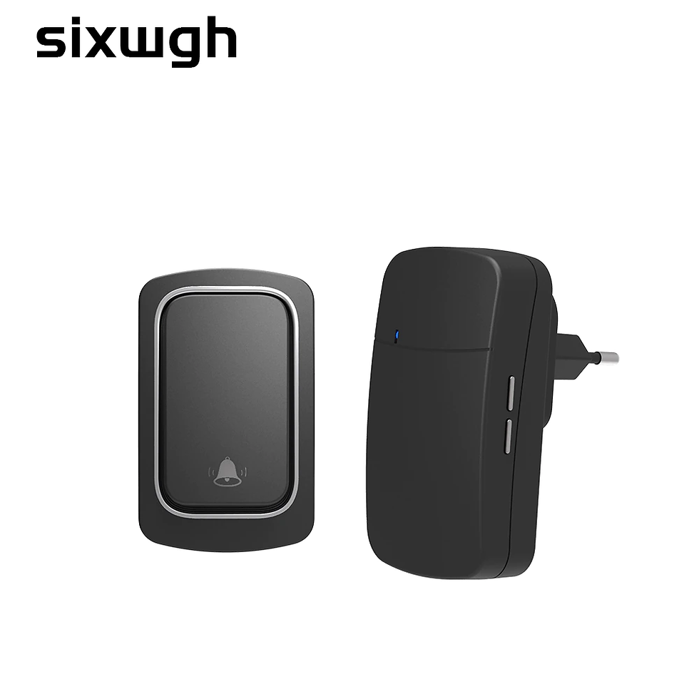 Thumbnail: SIXWGH Wireless Doorbell No Battery required Waterproof Self-Powered Door bell 