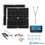 Thumbnail: Real 25W 50W Solar Panel Kit Complete 12V USB With 10-30A Controller Solar Cells