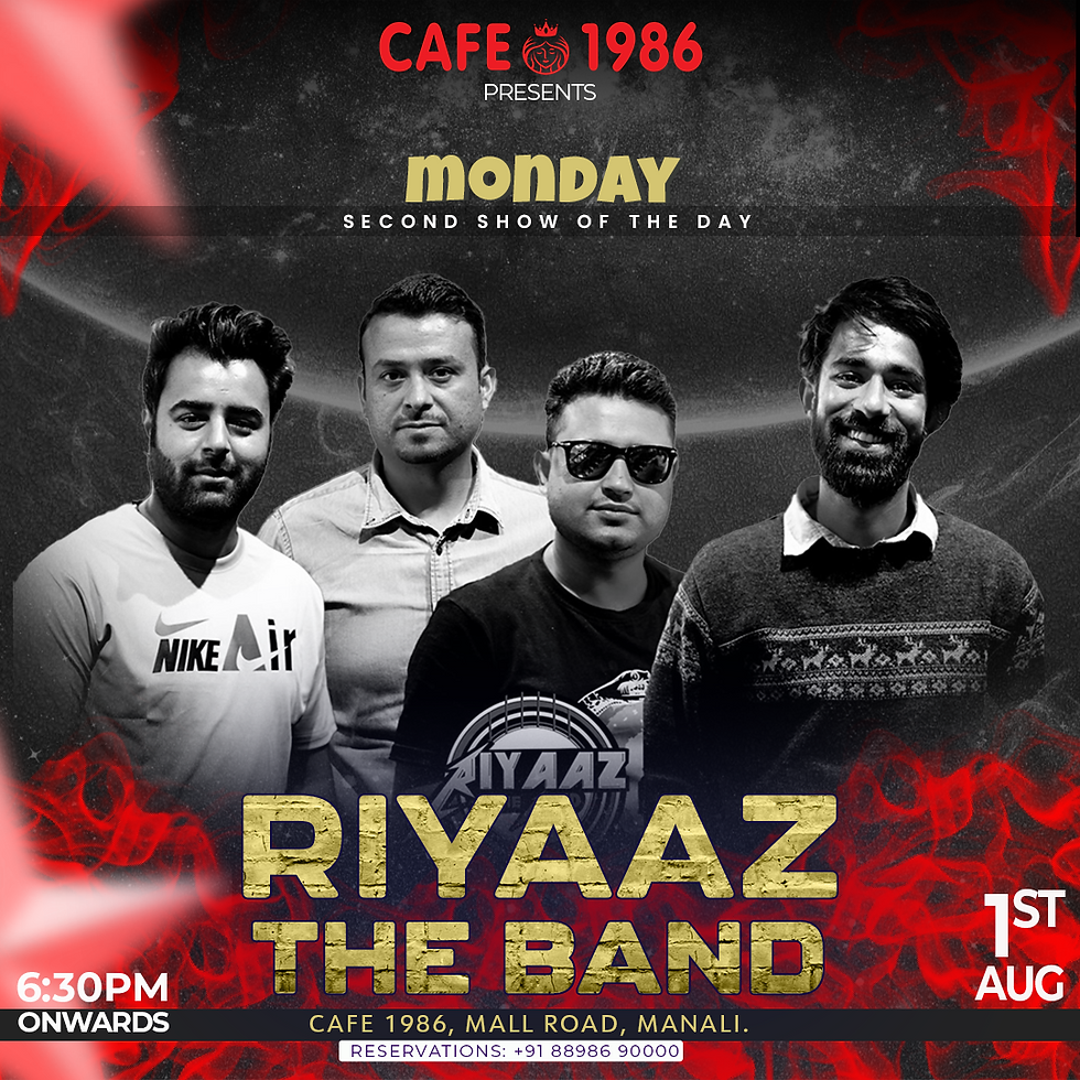 Monday Live Music || Second Show || Riyaaz The Band