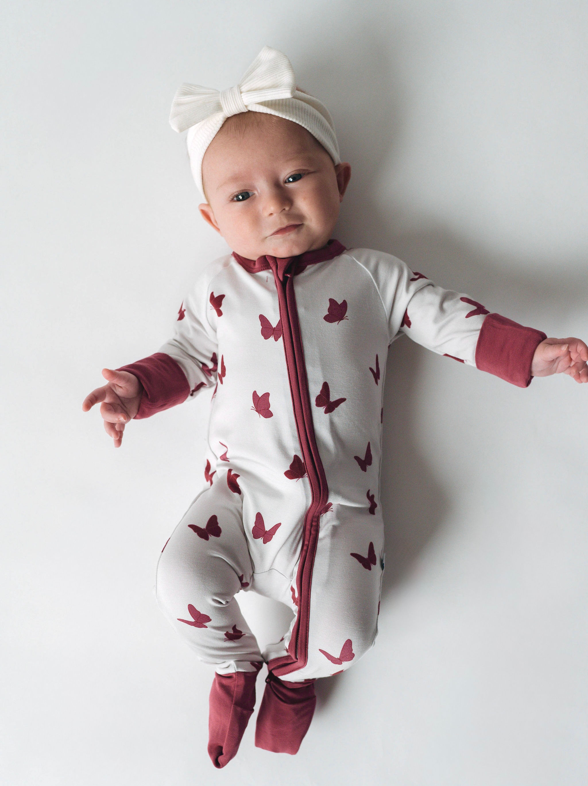 Butterflies Zip Romper