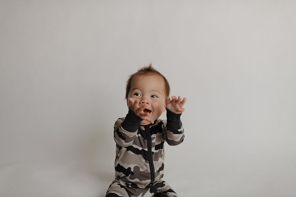 Thumbnail: Camo zip romper