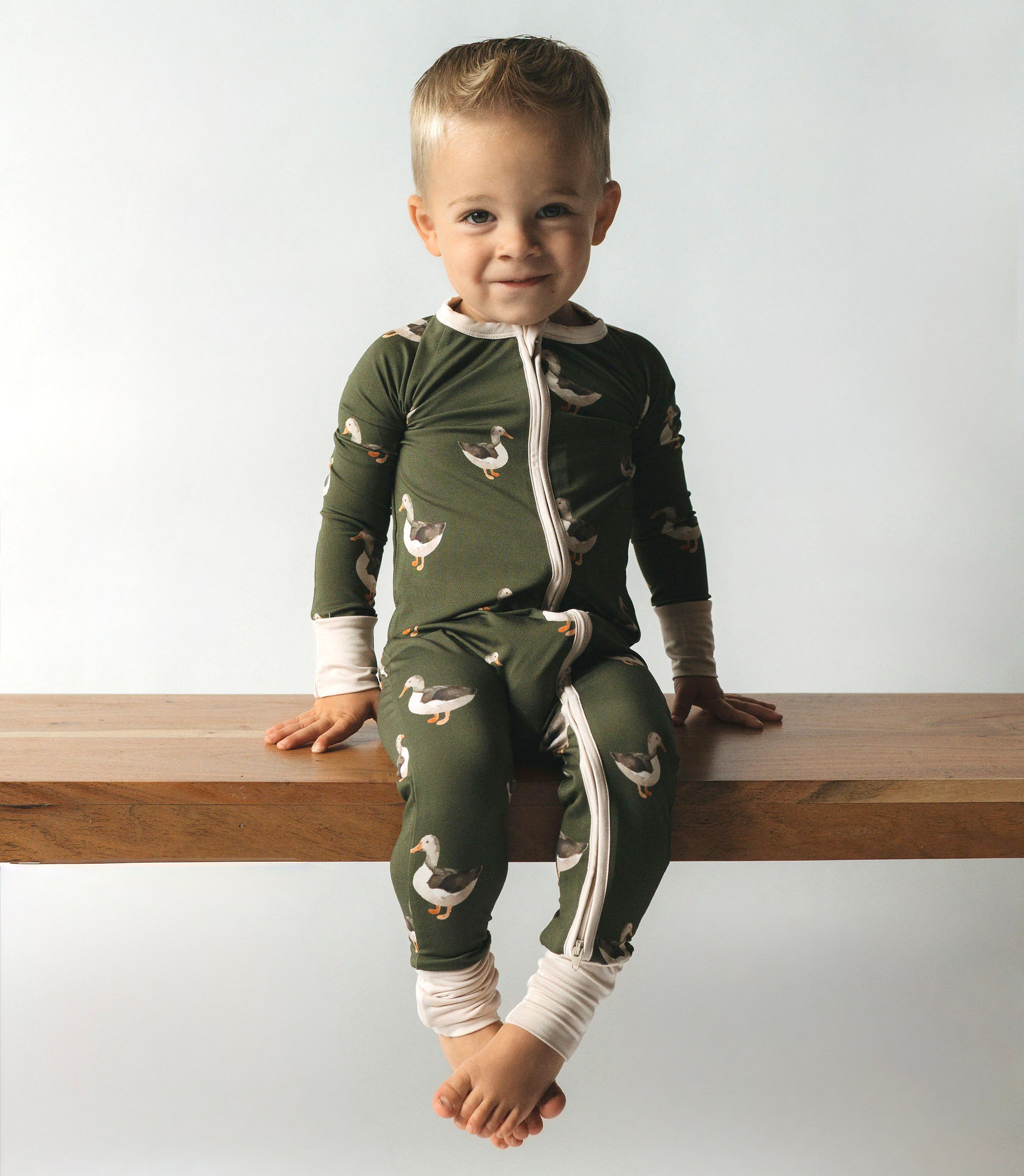 Ducks Zip Romper