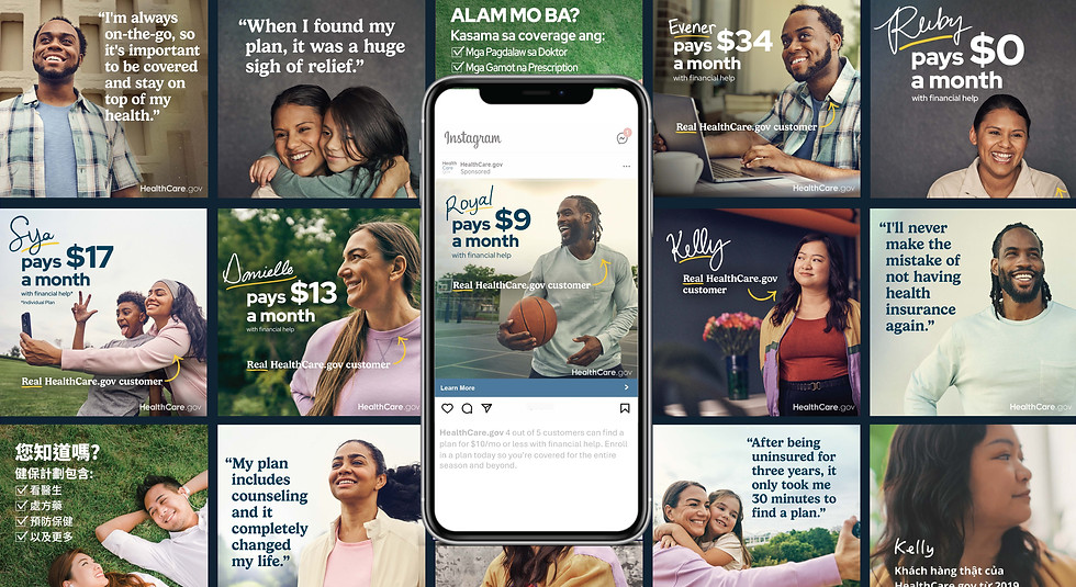 social content featuring real people