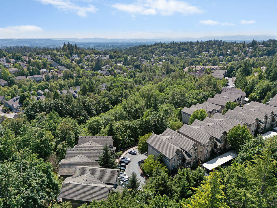 Apartment development photography Oregon aerial of multi-unit housing