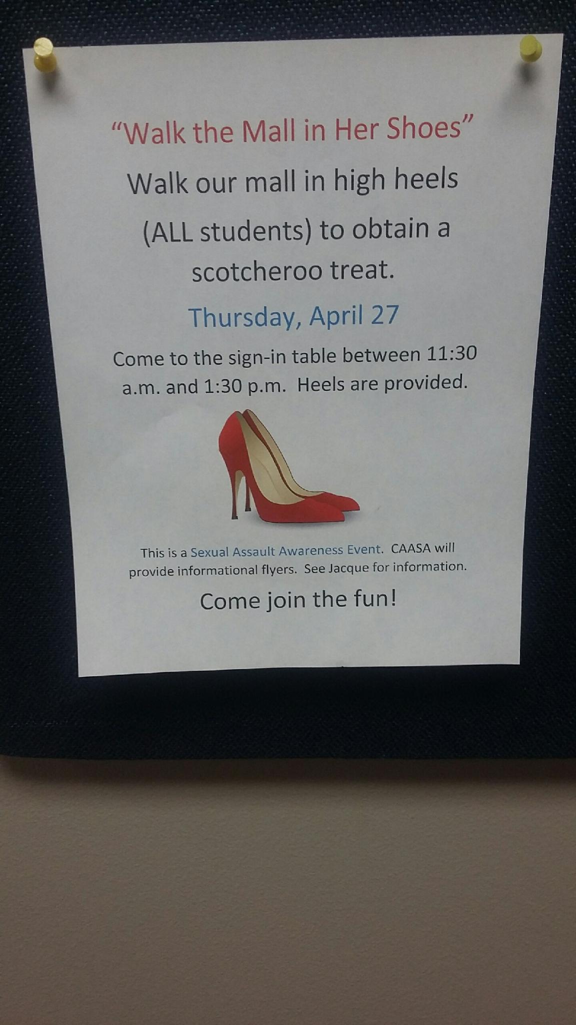 Walk the Mall in Her Shoes