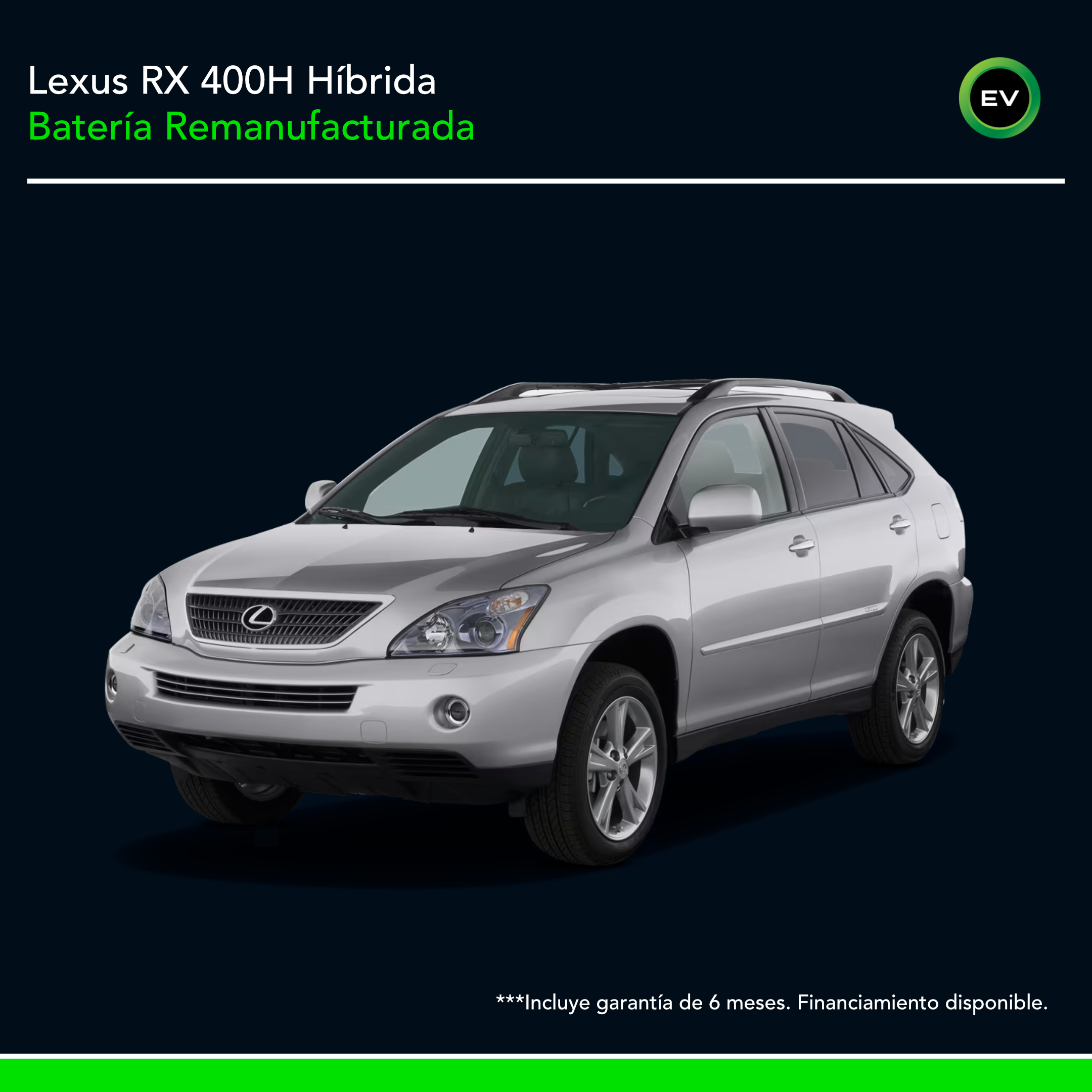 Batería Híbrida Remanufacturada: Lexus RX400H