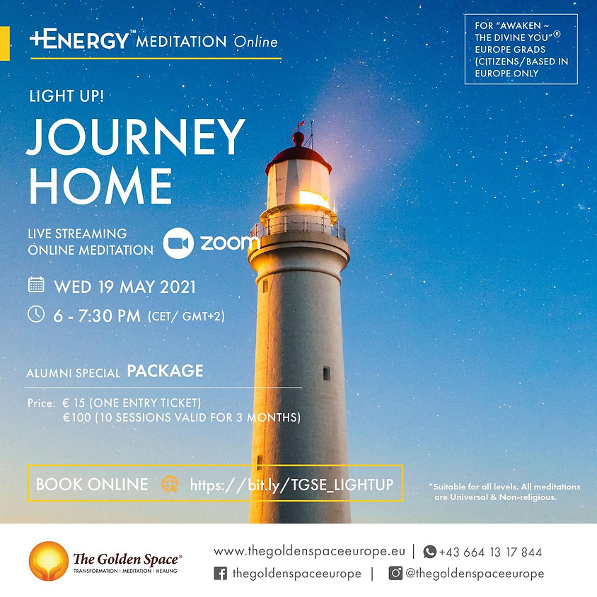 JOURNEY HOME Light-Up Online for the "Awaken ~ The Divine You" Graduates