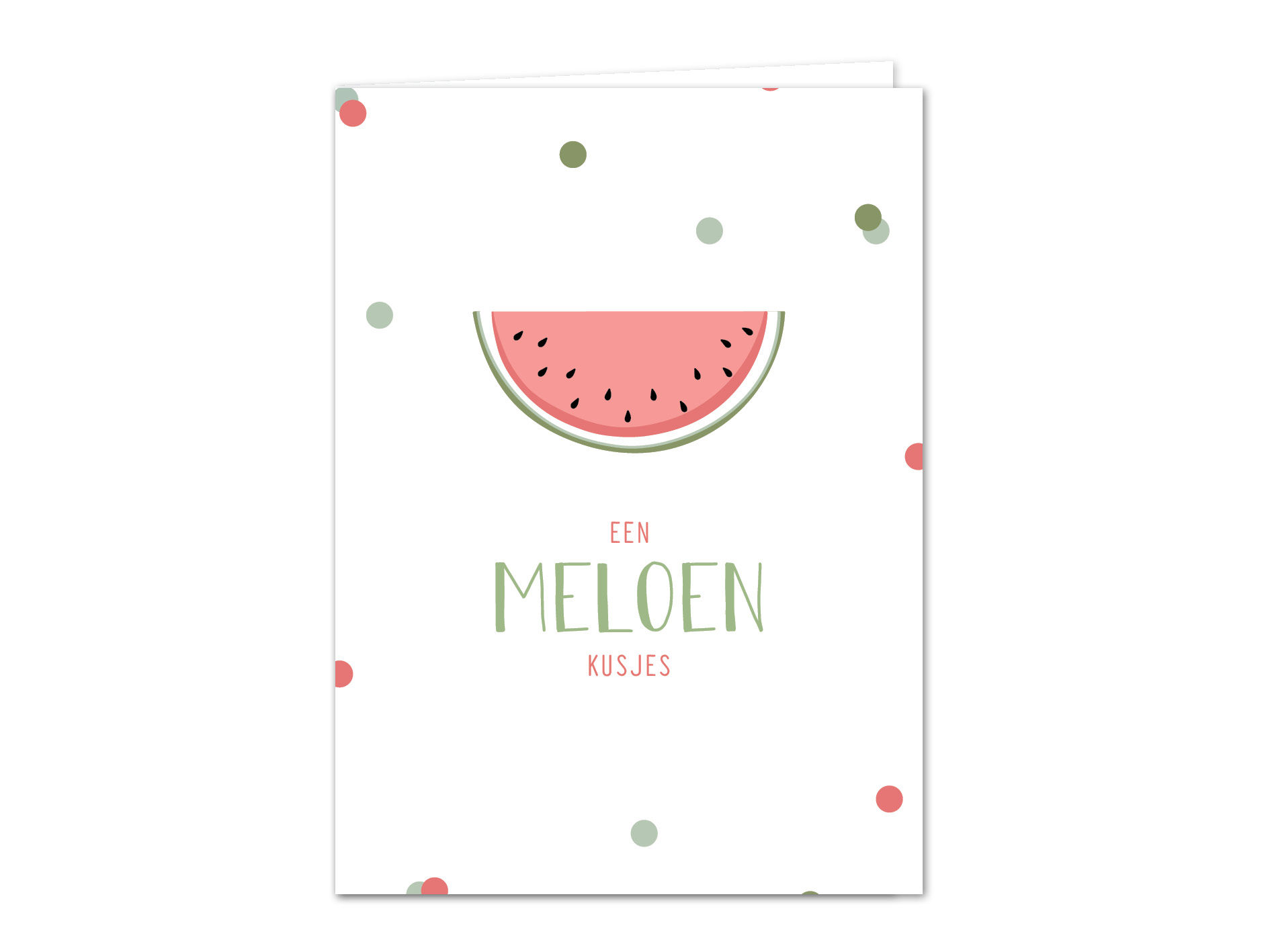 Een meloen kusjes