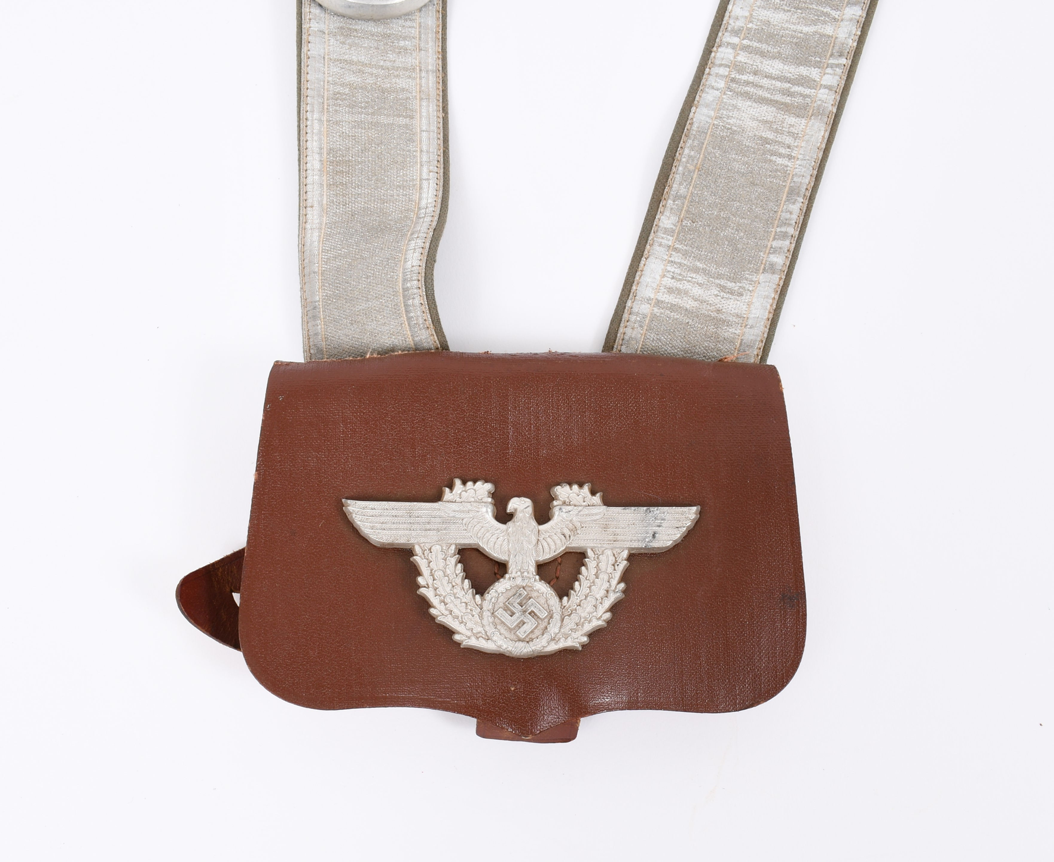 WWII German Rural Police dress cartridge box