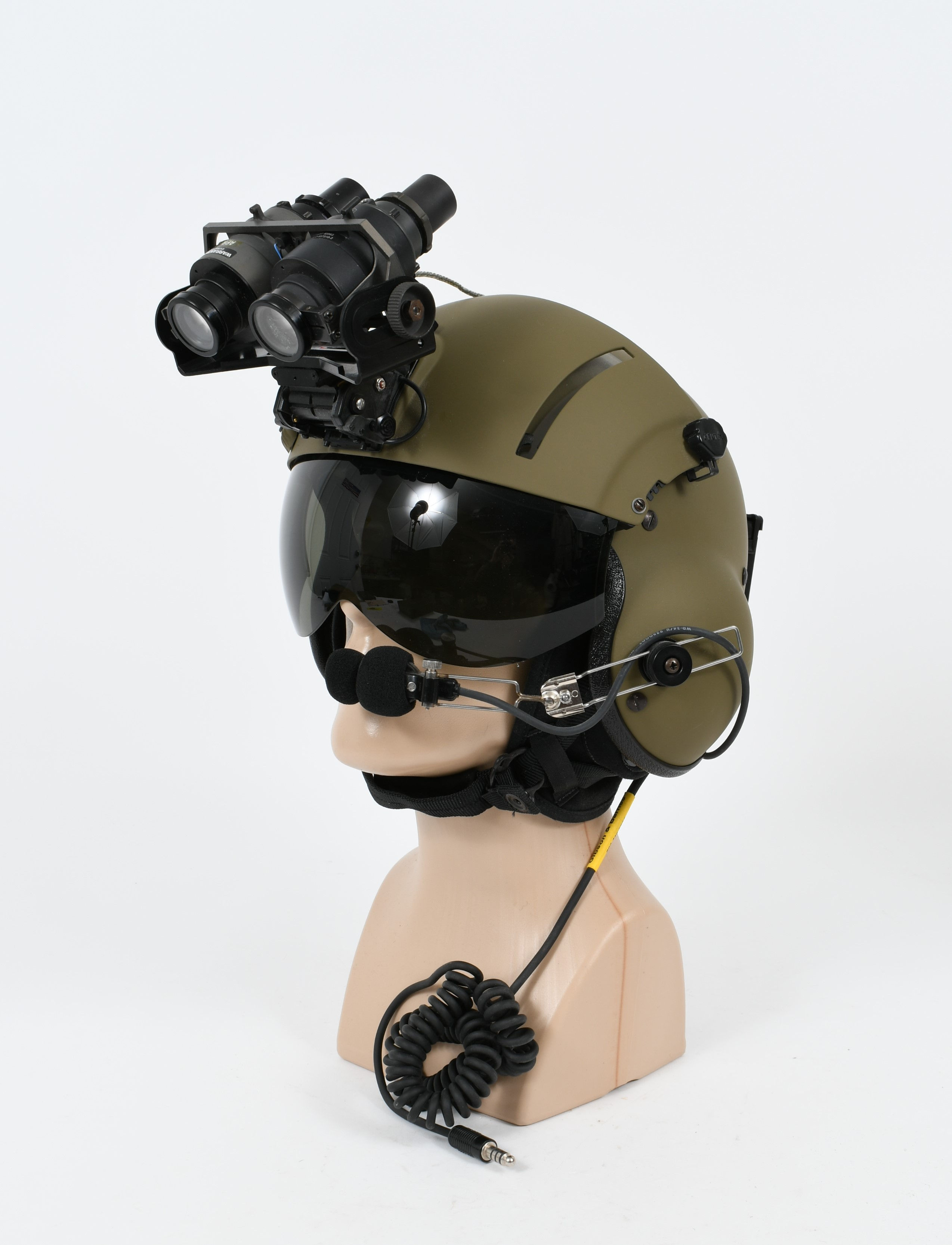 US ARMY HELICOPTER PILOT SPH-5 FLIGHT HELMET WITH NVG