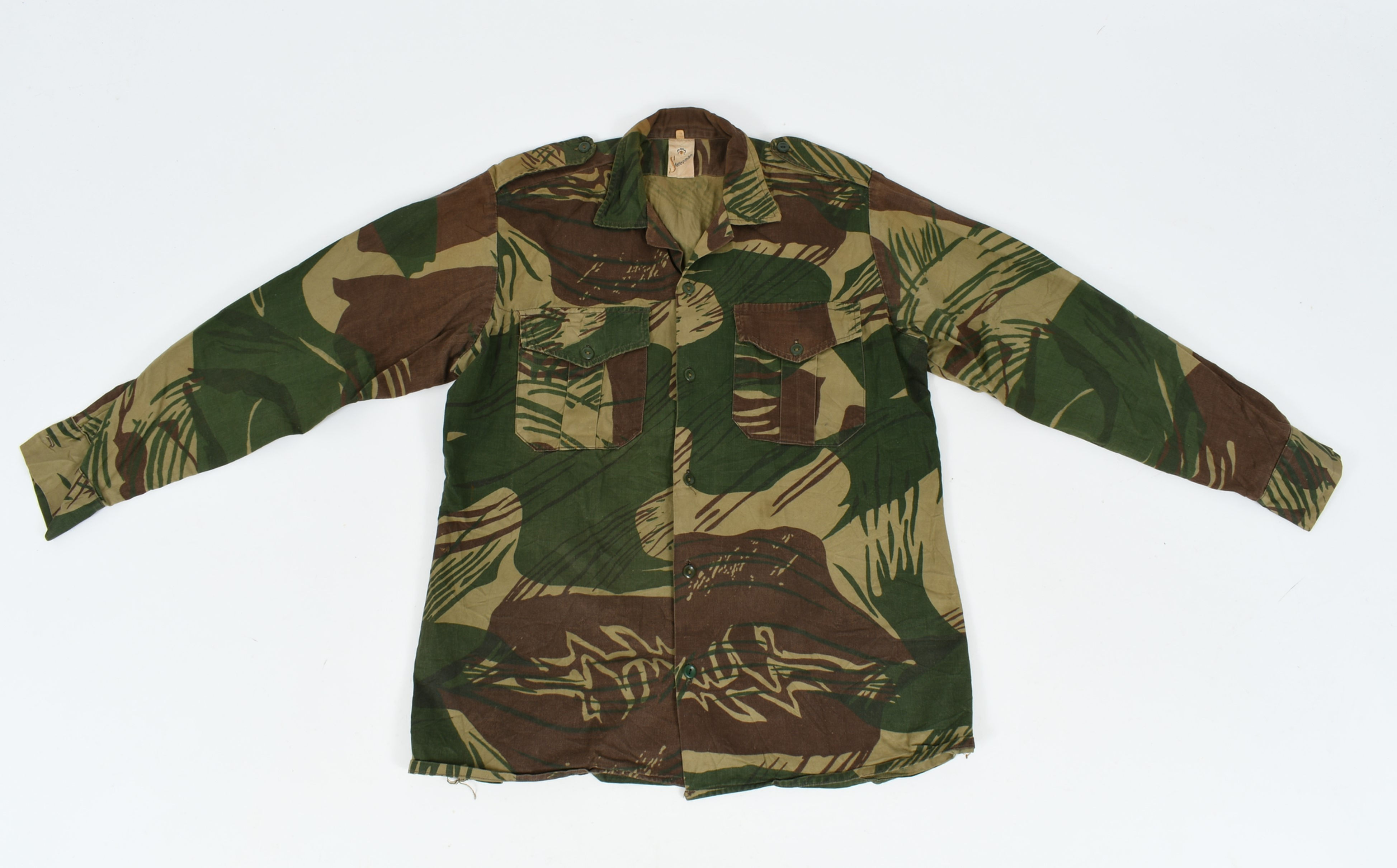 Rhodesian Army Long Sleeves Camo Shirt by Statesman