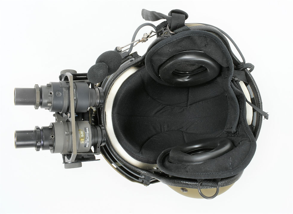 Thumbnail: US ARMY HELICOPTER PILOT SPH-5 FLIGHT HELMET WITH NVG