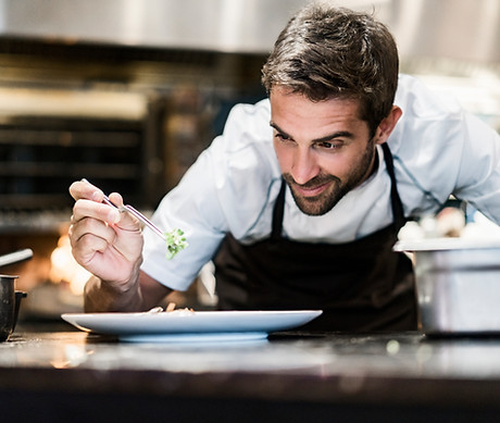 Chef bei der Arbeit