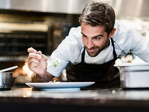 Anrichten des Gerichts