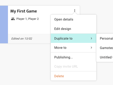 How To Duplicate A Game (And Use Them As Templates)