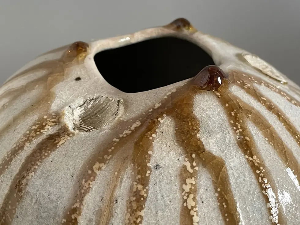 Miniature : Vase rond en céramique | Takashi Baba