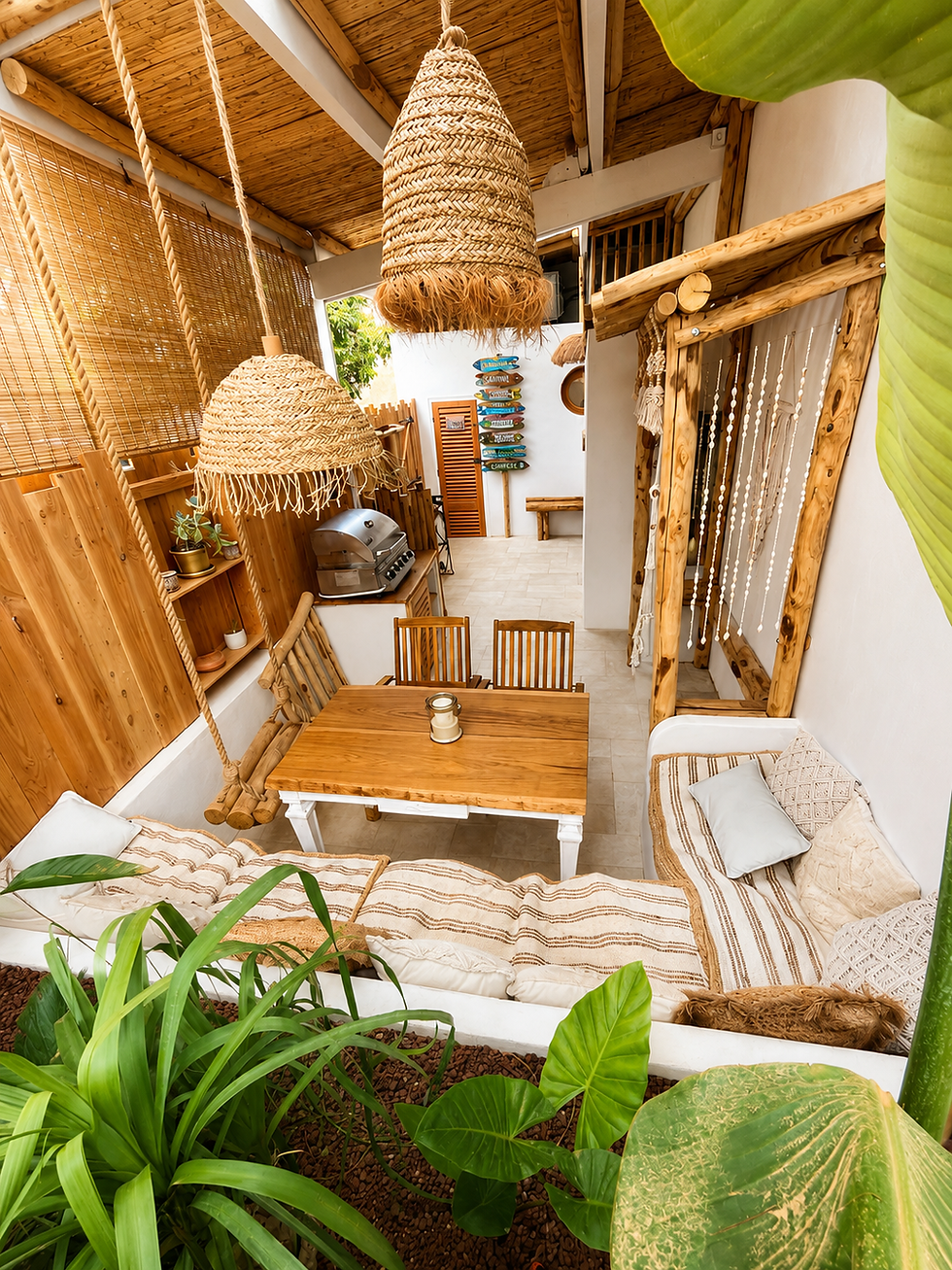 Une terrasse pensée comme une véritable pièce de vie