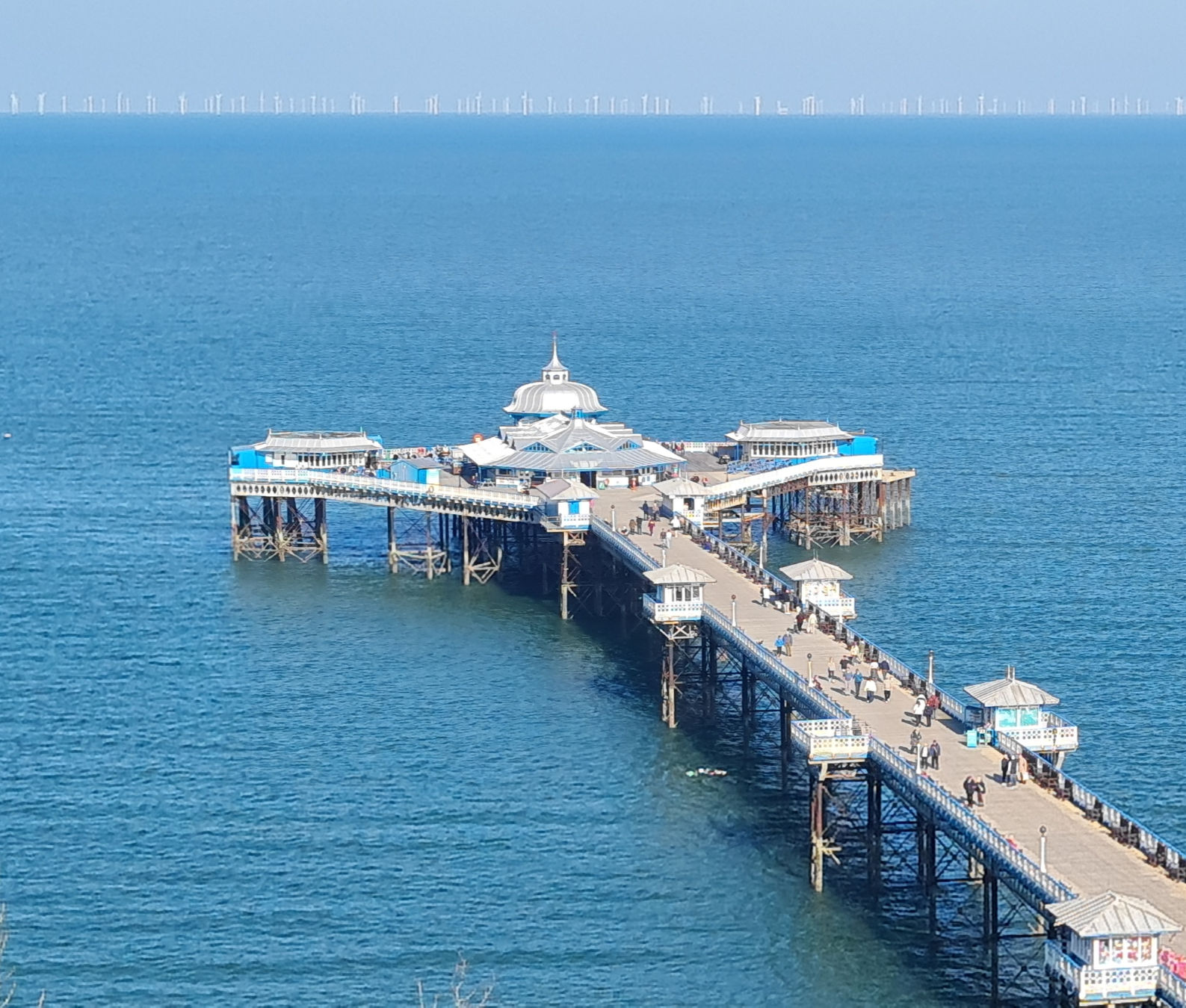 Llandudno guided tour view of the pier from above