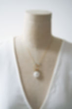 White Stone Necklace