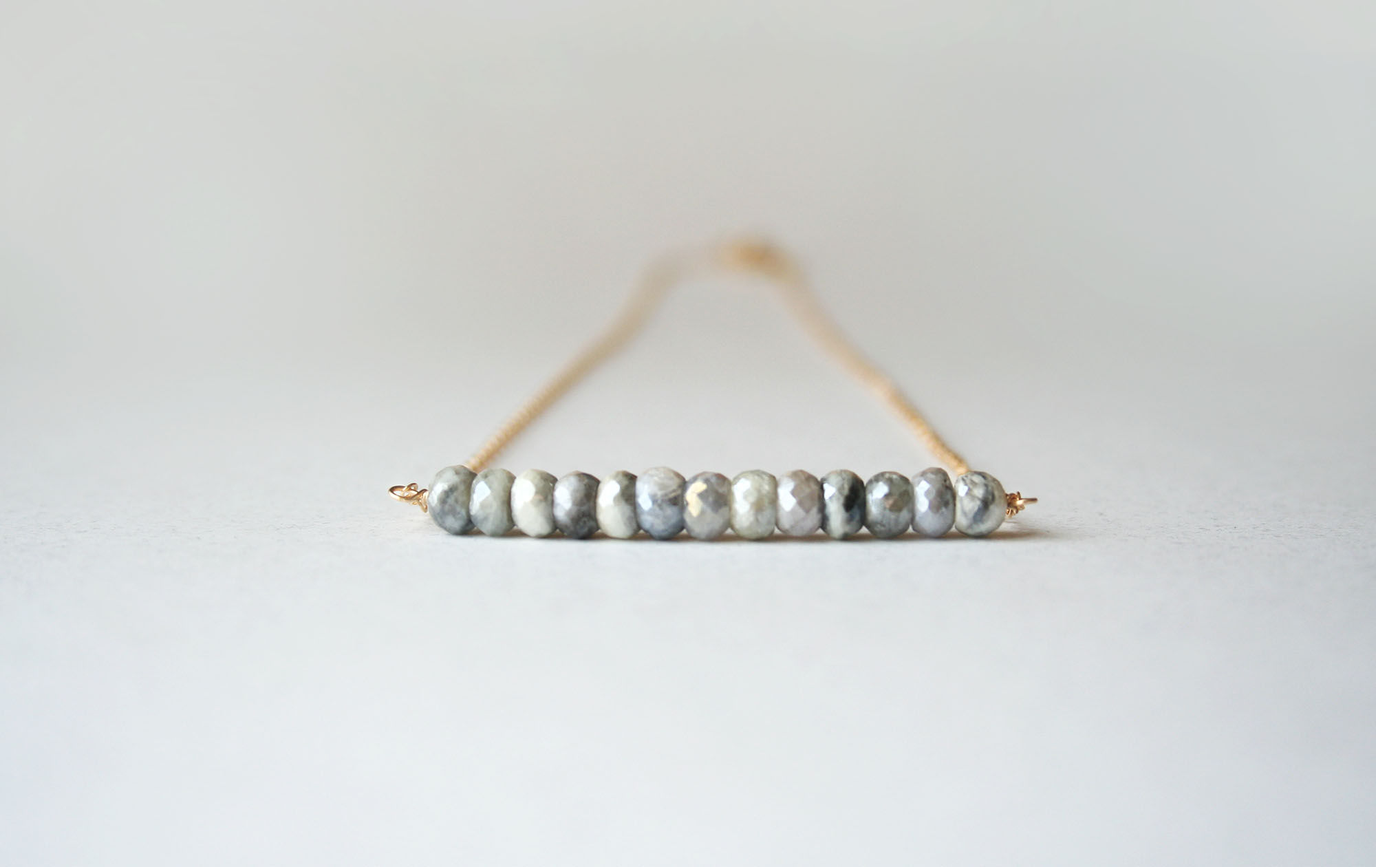 White Sapphire Necklace | Laura Stark Designs