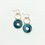 Thumbnail: Modern Blue and Gold Earrings