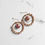Thumbnail: Pink Quartz Hoops, Spring Jewelry