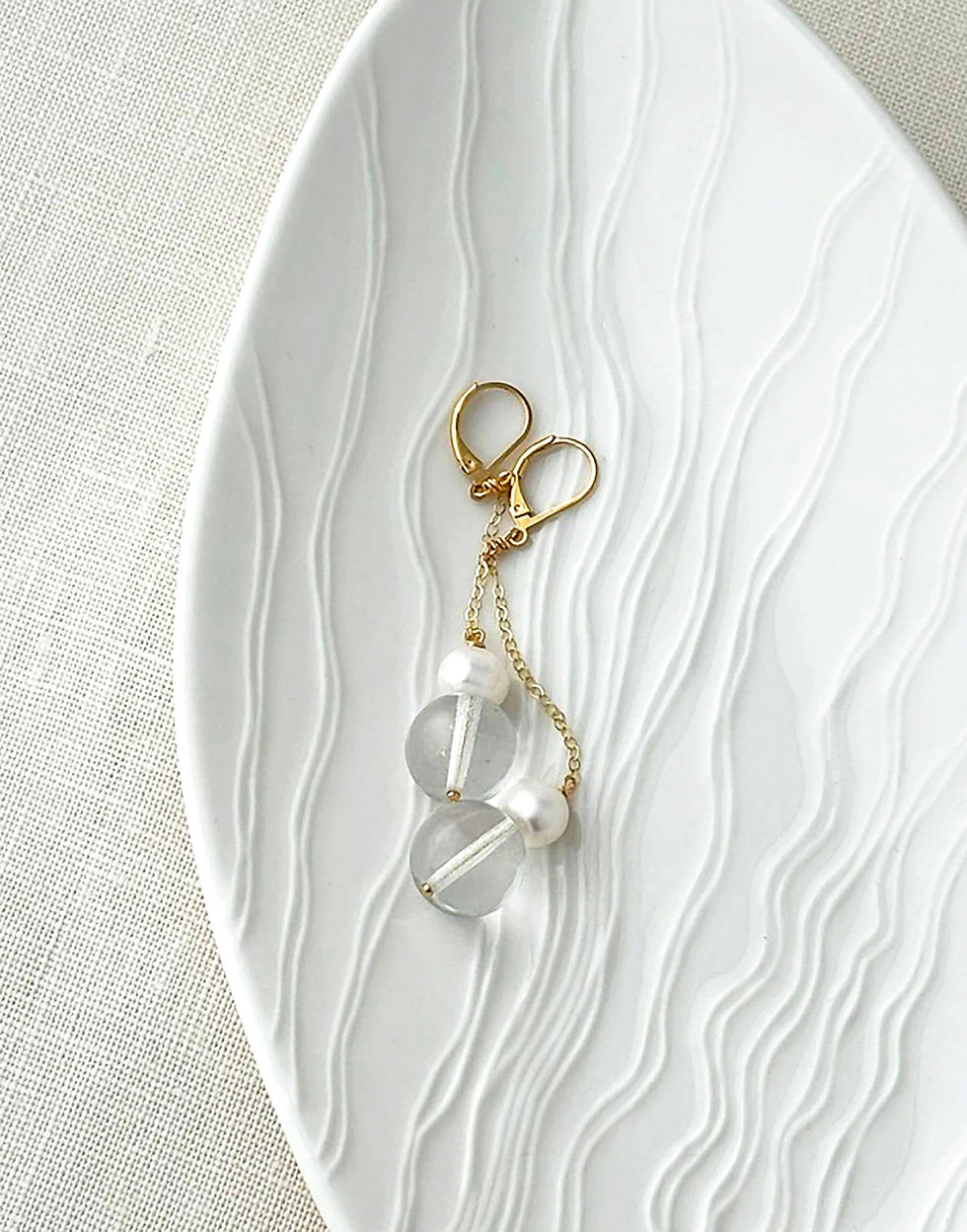 Thumbnail: Modern Glass Earrings