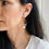 Thumbnail: Moonstone and Zircon Earrings