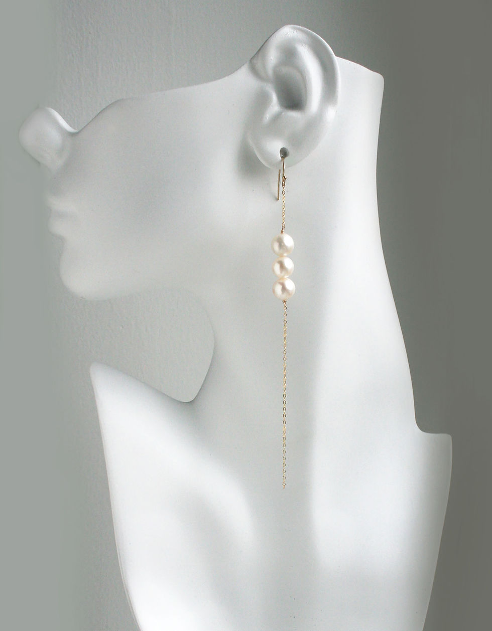 Thumbnail: Long Pearl Earrings