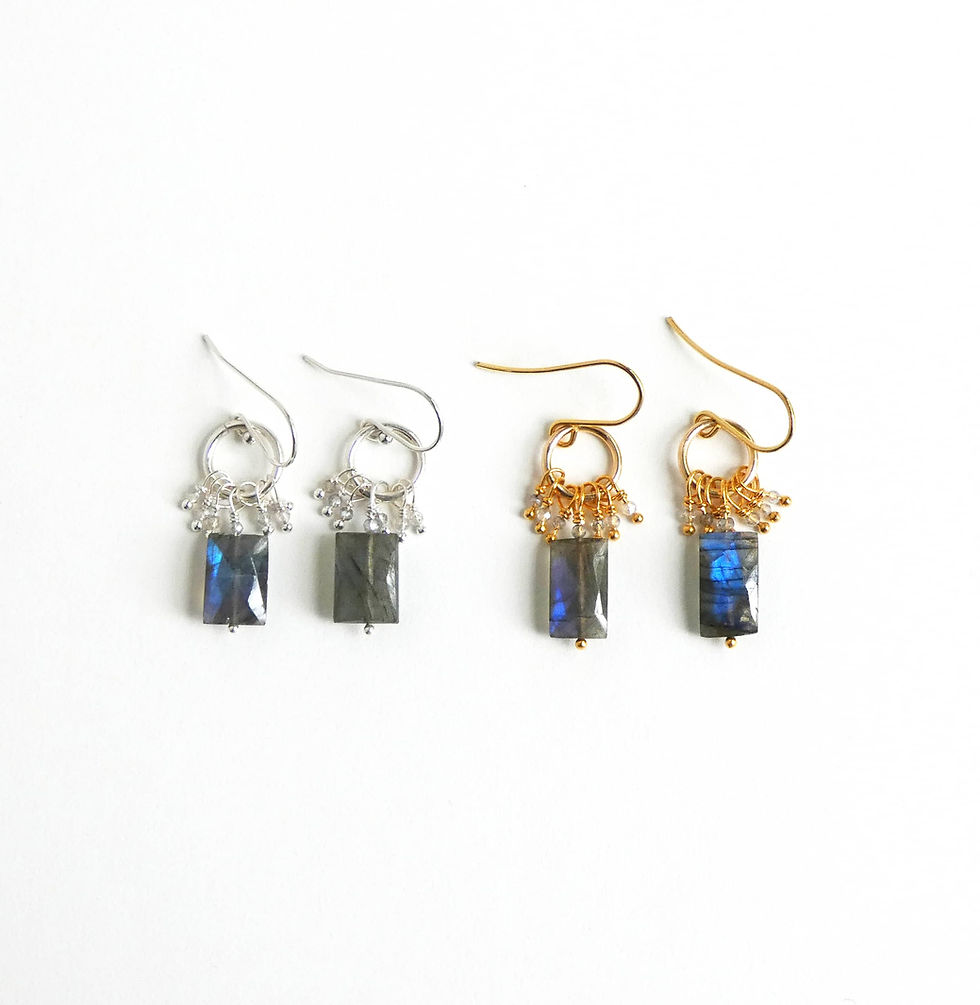 Thumbnail: Labradorite Drop Earrings