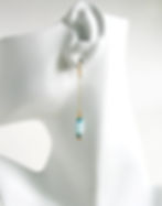 Long Blue Earrings