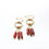 Thumbnail: Modern Red Earrings