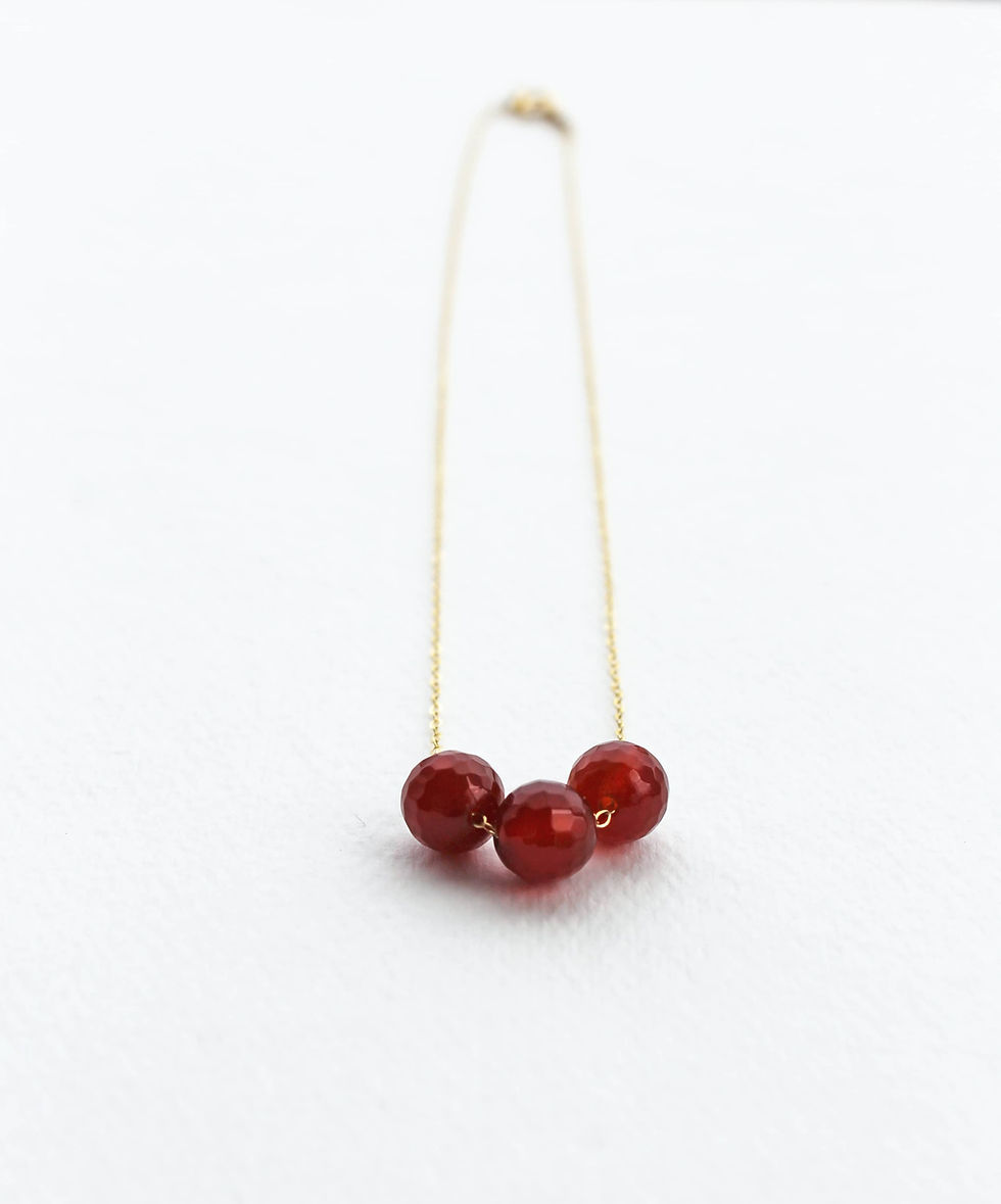 Thumbnail: Minimalist Red Necklace