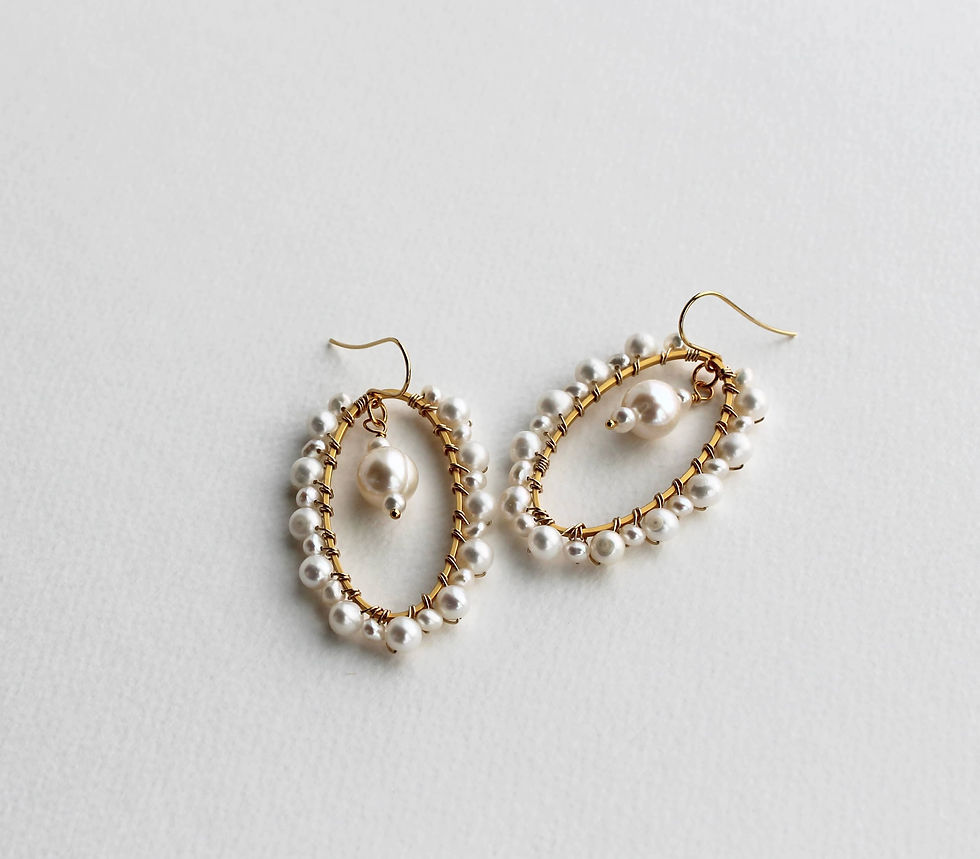 Thumbnail: Boho Wedding Earrings