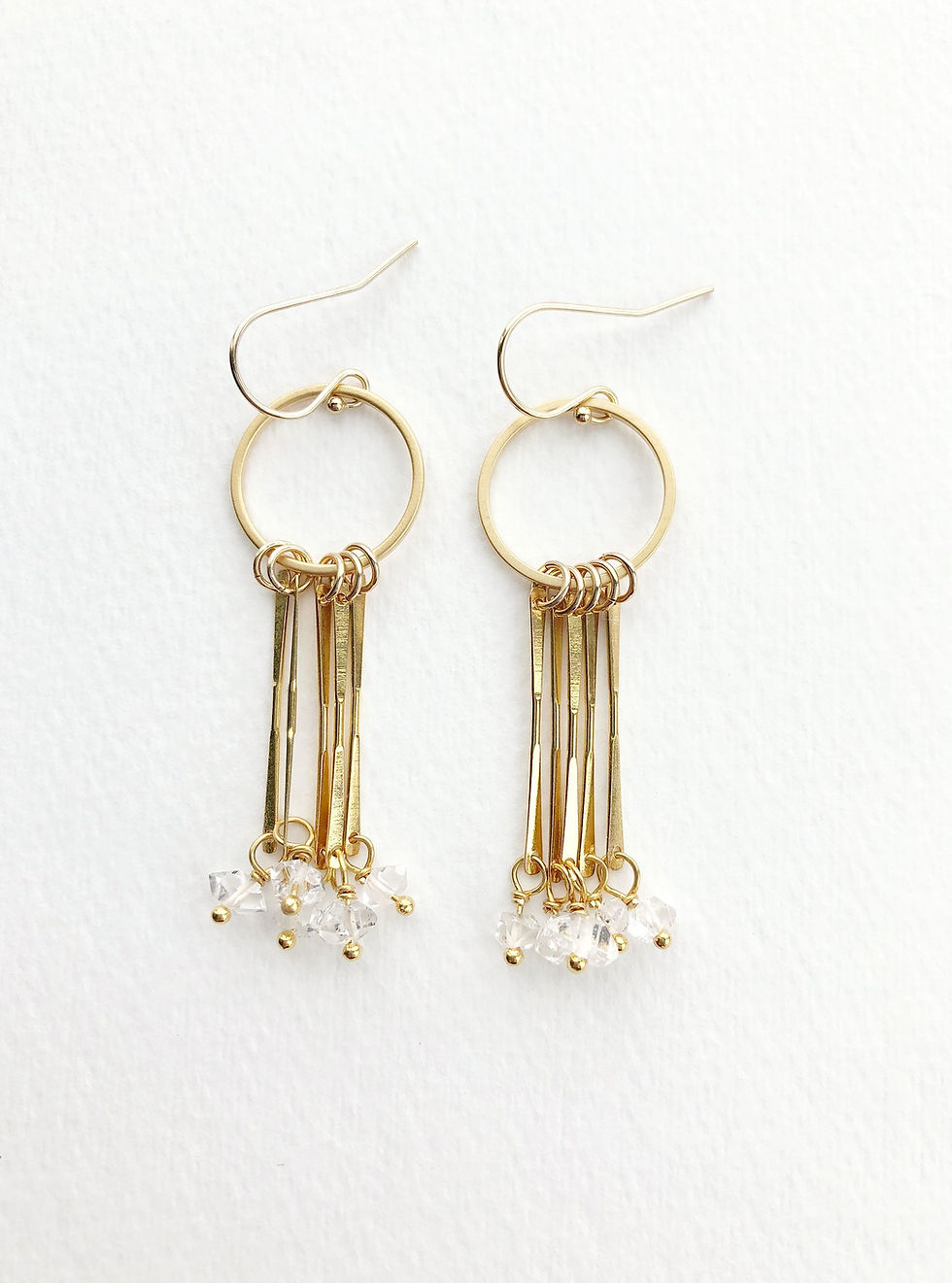 Diamond Cluster Earrings