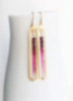 Ruby Bar Earrings | Laura Stark Designs