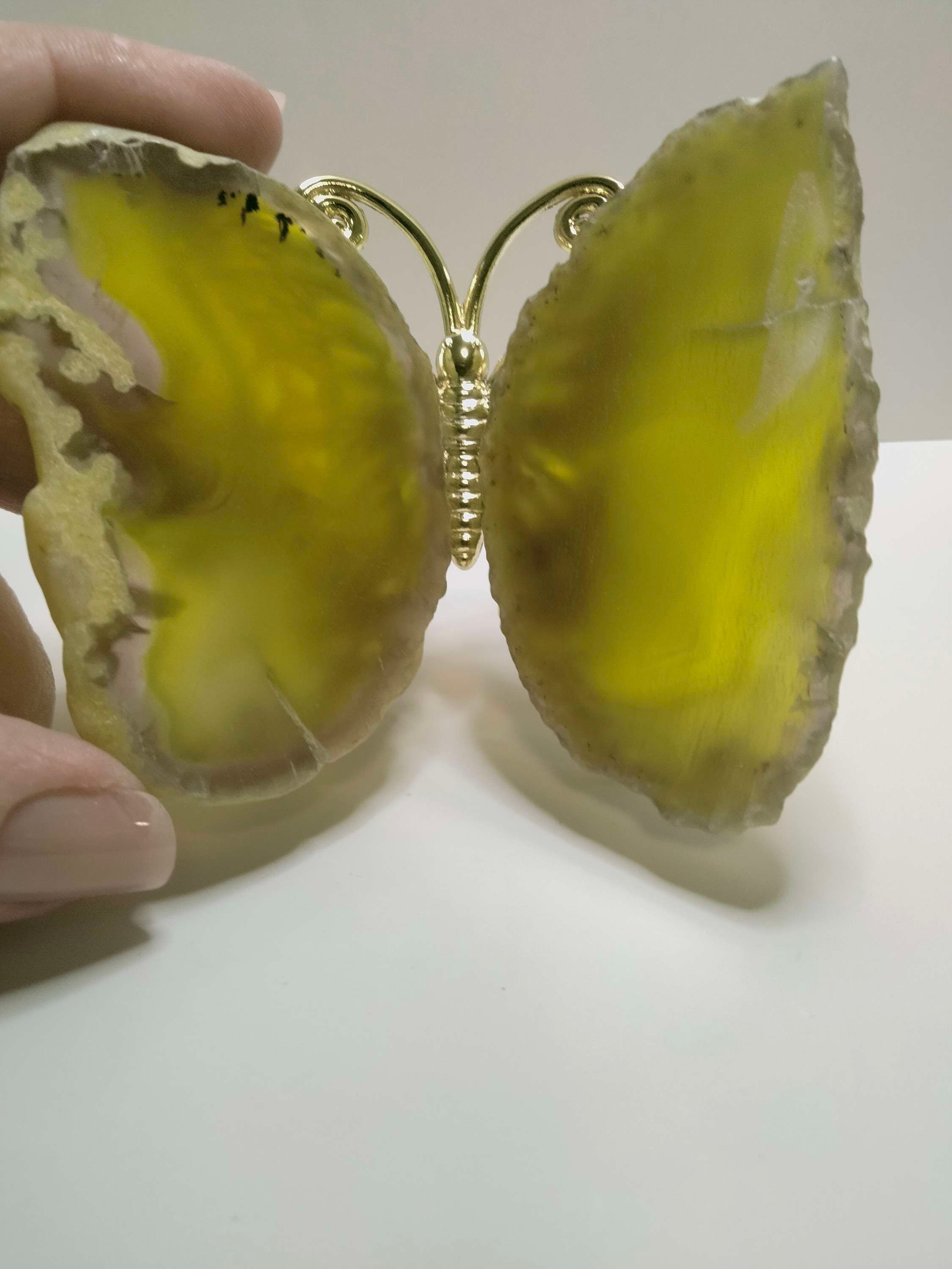 Beautiful agate slice butterfly $35 for 1 butterfly