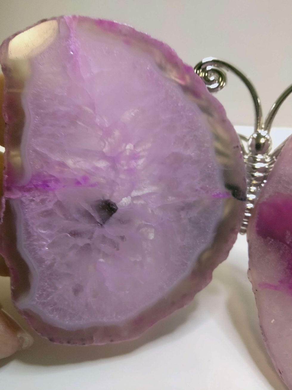 Thumbnail: Beautiful agate slice butterfly $35 for 1 butterfly