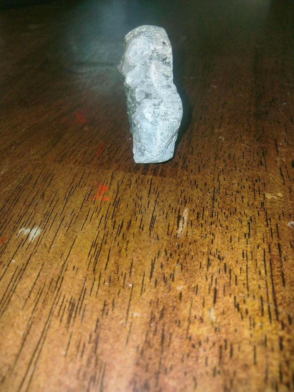 Thumbnail: Clear quartz raw crystal cluster, clear quartz druzy geode, amethyst braclet